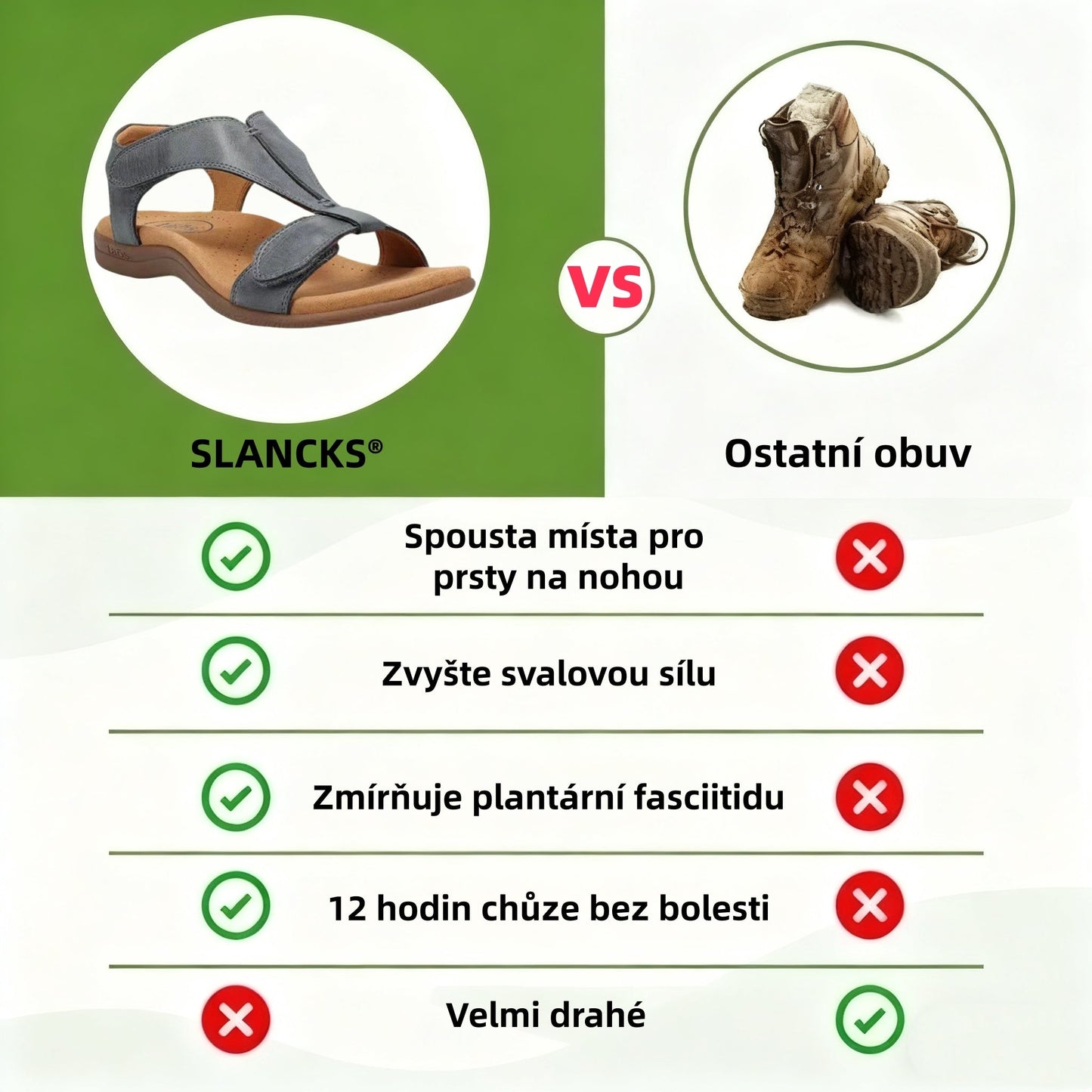 ⏰ Dnešní speciální nabídka: 50% sleva | Letní ortopedické sandály ventorte® | Podpora klenby, pohodlná a bezbolestná chůze