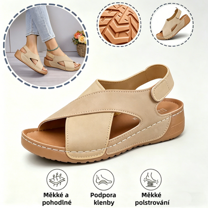 🔥 Časově omezená sleva 50 %! Letní ortopedické sandály – ergonomické, pohodlné a prodyšné pro úlevu od bolesti. ✅