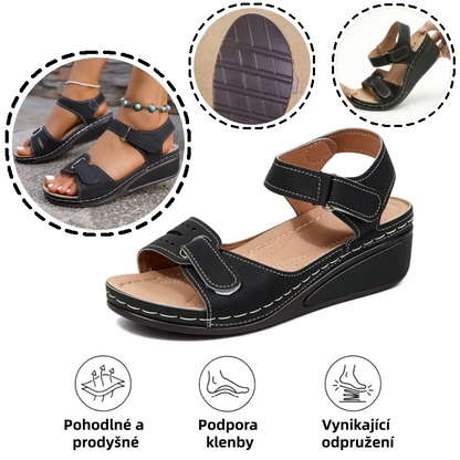 🎁Dnes za poloviční cenu - nenechte si to ujít| Ergonomicky tvarované ortopedické sandály - bezbolestná chůze👞Zajišťují pohodlnější chůzi