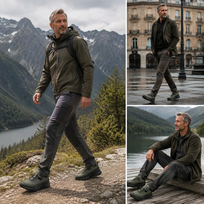 【⏰Dnes sleva 50 % - brzy končí🔥】Protiskluzové turistické boty ventorte® - vyrobené z pohodlné látky, s oporou klenby, pohodlné a odolné, zmírňují nepohodlí chodidel!