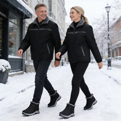 🎉 Dnešní speciál: 70% sleva - Nenechte si ujít! ⏰ Ergonomicky tvarovaná ortopedická zimní obuv, která účinně ulevuje od bolesti nohou, kolen a zad - vhodná pro muže i ženy.