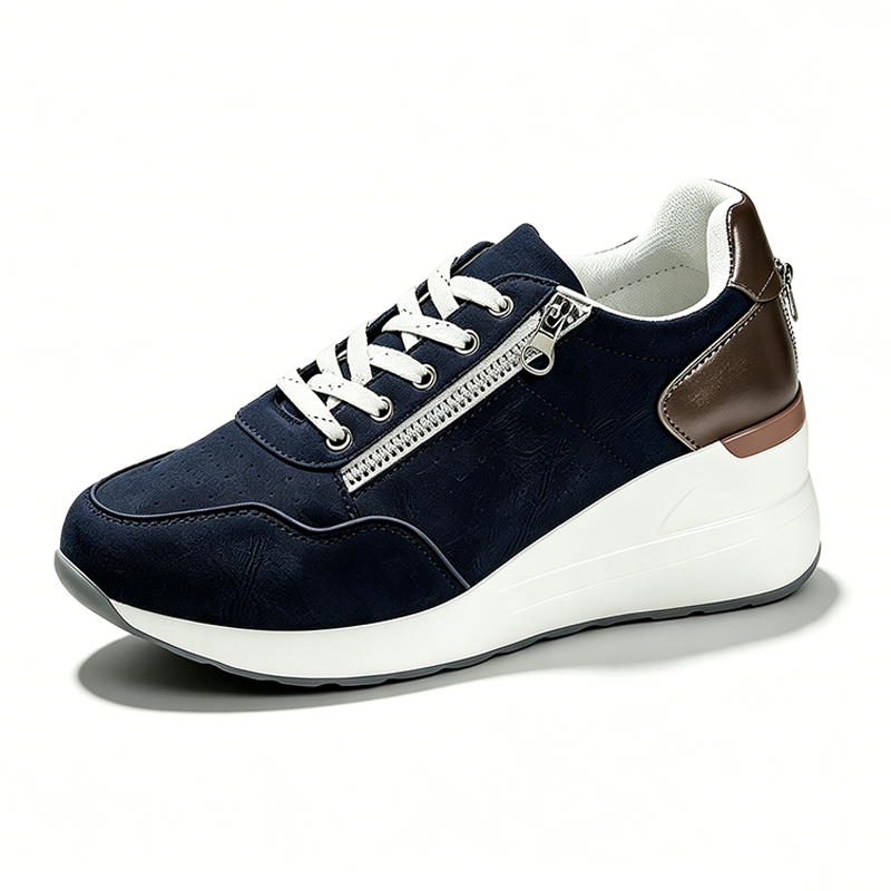 Ortopedická obuv ventorte® 【🔥Dnešní speciál: 50% sleva🎁】 Pohodlná vycházková obuv - Zapínání na boční zip, vysoký podpatek, podpora klenby pro účinnou úlevu od bolesti chodidla, voděodolná a protiskluzová.