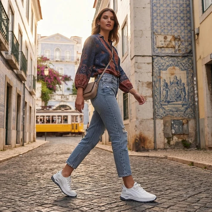 🎉Léto s 50% slevou! ✅ Ortopedická zdravotní obuv navržená speciálně pro lidi s problémy s nohama k úlevě od bolesti zad, kloubů a chodidel.