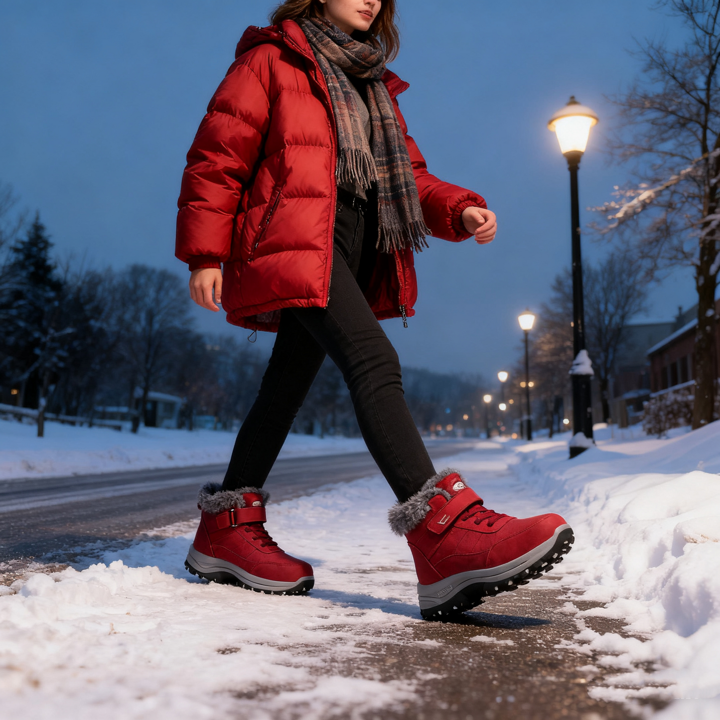 🔥Černý pátek: sleva 50 %!⏰ - Zimní ortopedická obuv deconr®, 👞 Protiskluzová a teplá - Pohodlný střih - Ergonomický tvar. (Unisex)