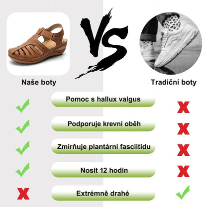 🔥Omezená doba 50% sleva - Letní ortopedické sandály - Ergonomický design✅ Udělejte chůzi pohodlnější