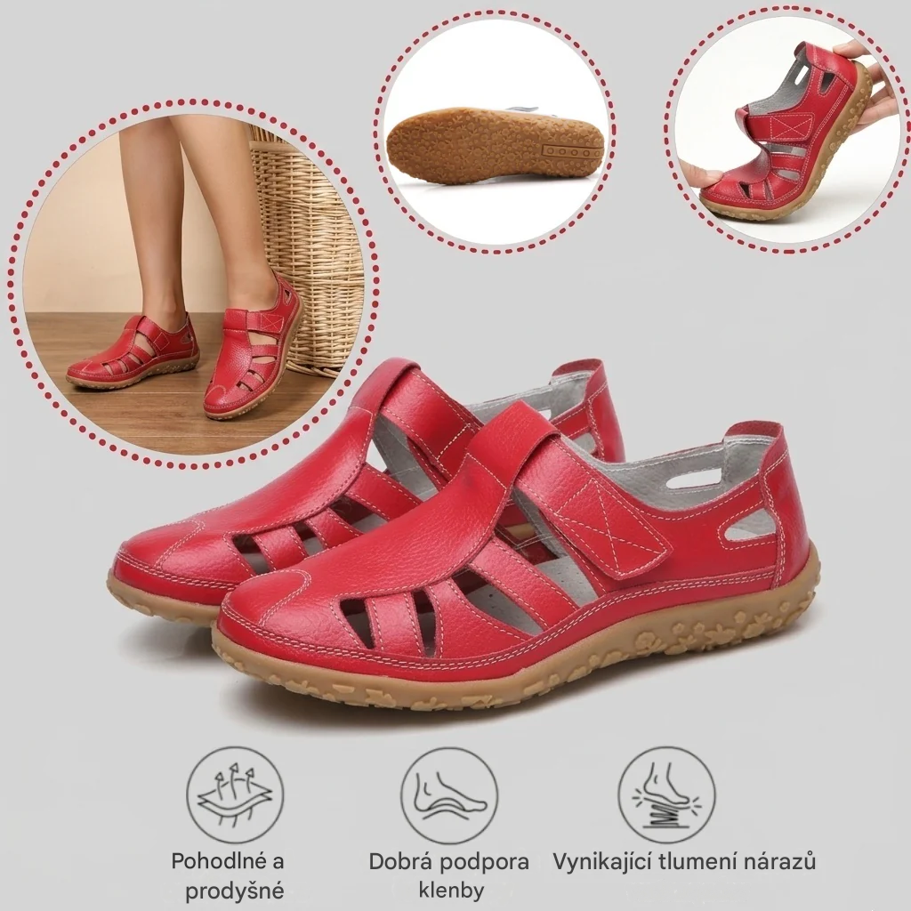 🔥 Časově omezená sleva 50 %! Letní ortopedické sandály – ergonomické, pohodlné a prodyšné pro úlevu od bolesti. ✅