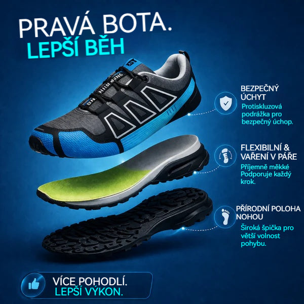 🔥 50% sleva | ortopedická obuv ventorte® | Poskytuje oporu klenby, zmírňuje bolest a usnadňuje chůzi | Vhodná pro muže i ženy.