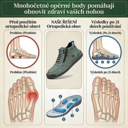 🎉Poslední den! Sleva 50 %! ✅ Ortopedická zdravotní obuv navržená speciálně pro lidi s problémy s nohou, která poskytuje oporu klenby a zmírňuje bolesti zad, kloubů a chodidel.