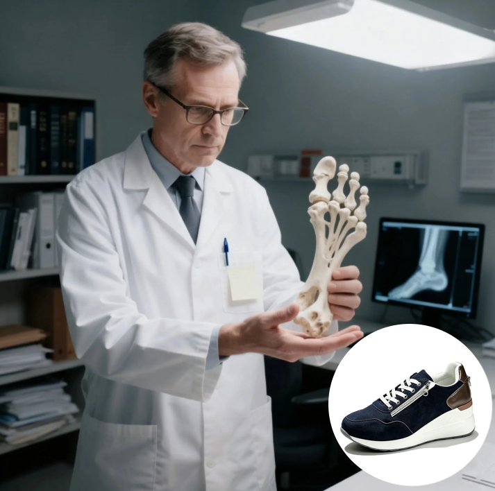 Ortopedická obuv ventorte® 【🔥Dnešní speciál: 50% sleva🎁】 Pohodlná vycházková obuv - Zapínání na boční zip, vysoký podpatek, podpora klenby pro účinnou úlevu od bolesti chodidla, voděodolná a protiskluzová.