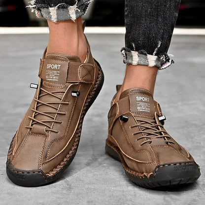 [🔥Dnes za poloviční cenu: Nenechte si to ujít] Ergonomicky tvarovaná vysoce kvalitní ortopedická obuv z hovězí kůže - design s podporou klenby👞Snadno se zbavte bolesti nohou