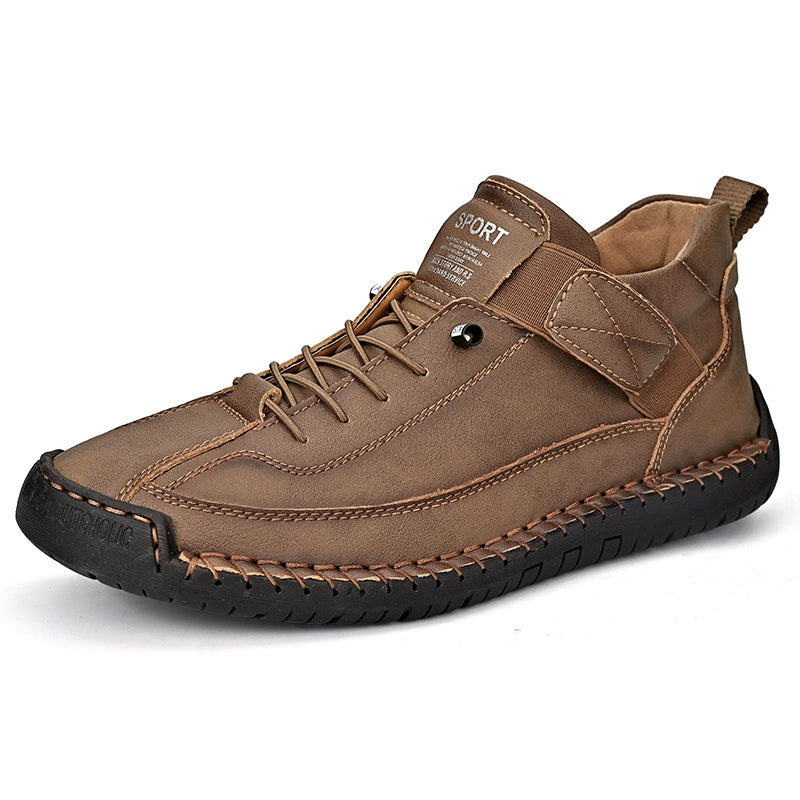 [🔥Dnes za poloviční cenu: Nenechte si to ujít] Ergonomicky tvarovaná vysoce kvalitní ortopedická obuv z hovězí kůže - design s podporou klenby👞Snadno se zbavte bolesti nohou