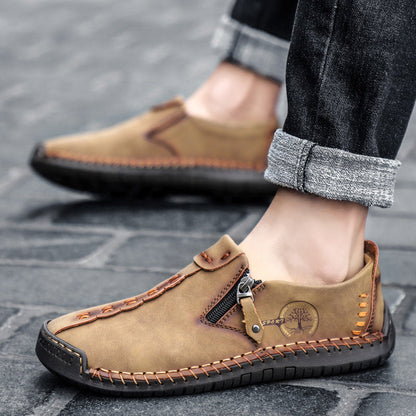 🔥Pánská ortopedická obuv z australské telecí kůže👞Ručně šitá✅Pohodlná chůze, úleva od bolesti✅Nepromokavá a protiskluzová✅
