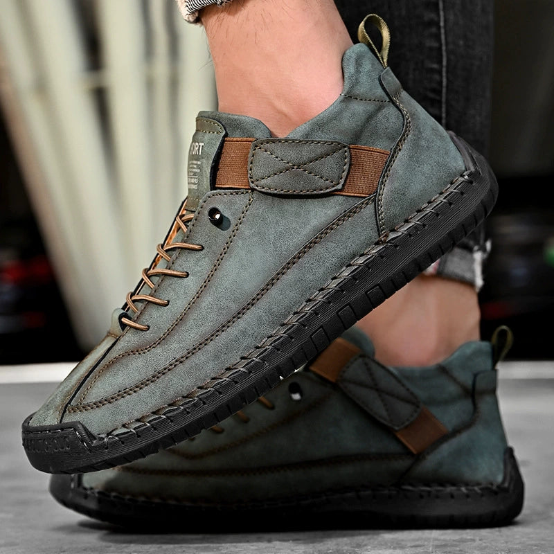 [🔥Dnes za poloviční cenu: Nenechte si to ujít] Ergonomicky tvarovaná vysoce kvalitní ortopedická obuv z hovězí kůže - design s podporou klenby👞Snadno se zbavte bolesti nohou