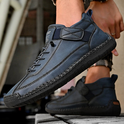 [🔥Dnes za poloviční cenu: Nenechte si to ujít] Ergonomicky tvarovaná vysoce kvalitní ortopedická obuv z hovězí kůže - design s podporou klenby👞Snadno se zbavte bolesti nohou
