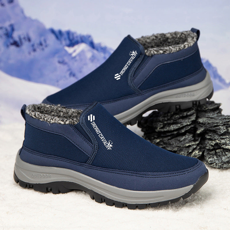 (⏰50% reducere pentru o perioadă limitată, doar astăzi🎁) ❄️Ghete de iarnă italiene confortabile pentru bărbați👞Călduță✅Ameliorează durerile de picioare