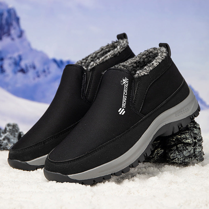 (⏰50% reducere pentru o perioadă limitată, doar astăzi🎁) ❄️Ghete de iarnă italiene confortabile pentru bărbați👞Călduță✅Ameliorează durerile de picioare