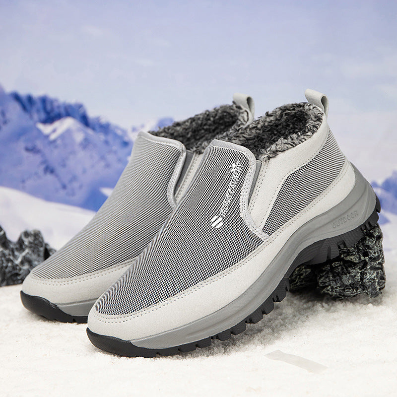 (⏰50% reducere pentru o perioadă limitată, doar astăzi🎁) ❄️Ghete de iarnă italiene confortabile pentru bărbați👞Călduță✅Ameliorează durerile de picioare