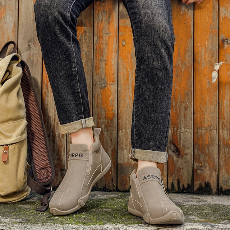 🔥 Ručně šité australské boty z pravé kůže 👞 Snadné nazouvání a zouvání ✅ Podpora klenby pro úlevu od bolesti - Voděodolné a protiskluzové