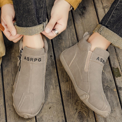 🔥 Ručně šité australské boty z pravé kůže 👞 Snadné nazouvání a zouvání ✅ Podpora klenby pro úlevu od bolesti - Voděodolné a protiskluzové