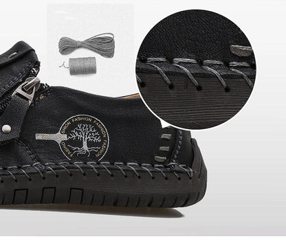 🔥Pánská ortopedická obuv z australské telecí kůže👞Ručně šitá✅Pohodlná chůze, úleva od bolesti✅Nepromokavá a protiskluzová✅