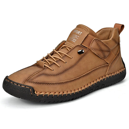 [🔥Dnes za poloviční cenu: Nenechte si to ujít] Ergonomicky tvarovaná vysoce kvalitní ortopedická obuv z hovězí kůže - design s podporou klenby👞Snadno se zbavte bolesti nohou
