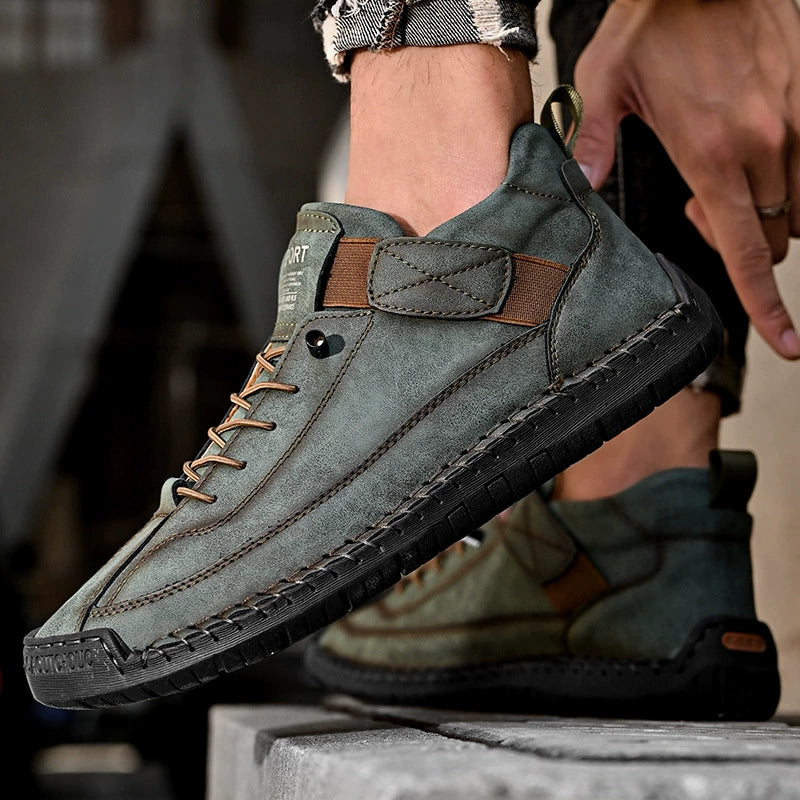 [🔥Dnes za poloviční cenu: Nenechte si to ujít] Ergonomicky tvarovaná vysoce kvalitní ortopedická obuv z hovězí kůže - design s podporou klenby👞Snadno se zbavte bolesti nohou