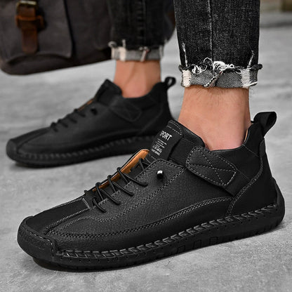 [🔥Dnes za poloviční cenu: Nenechte si to ujít] Ergonomicky tvarovaná vysoce kvalitní ortopedická obuv z hovězí kůže - design s podporou klenby👞Snadno se zbavte bolesti nohou