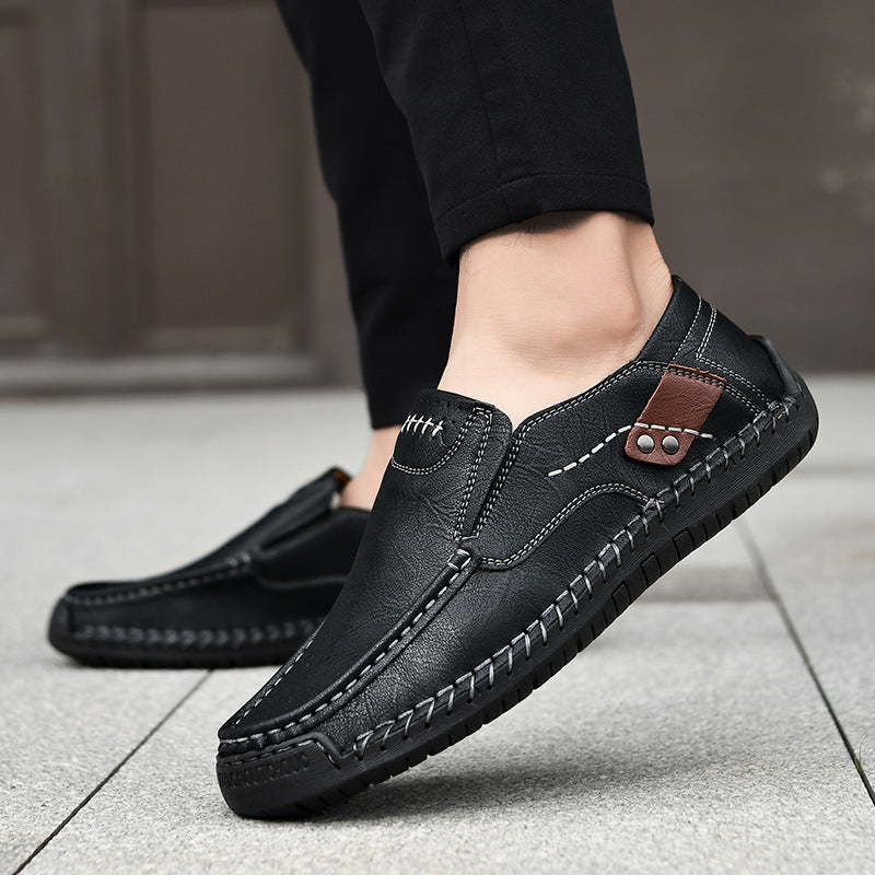 Prémiové kožené mokasíny - Pohodlí a styl - Ergonomický design s oporou klenby, voděodolné a protiskluzové. 🔥 Sleva 50 % po omezenou dobu!