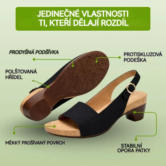 Komfortní sandály Ventorte s protiskluzovou podrážkou – maximální pohodlí – originál