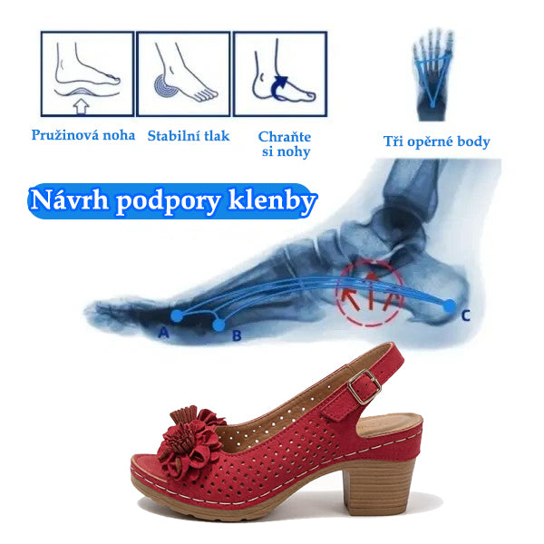 🔥 50% sleva | Prodyšná ortopedická obuv Ventorte® | Poskytuje oporu klenby, zmírňuje bolest a usnadňuje chůzi