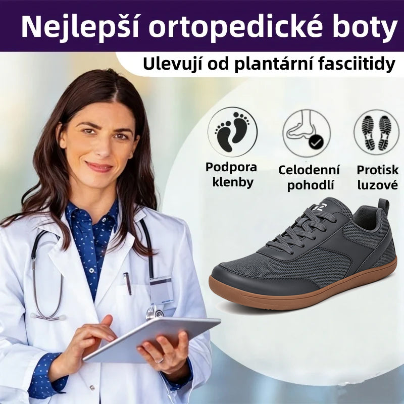 ⏰ Poslední den! 50% sleva 👟 Ergonomická letní ortopedická obuv | Prodyšná a lehká ✅ Ulevuje od bolesti nohou | Snadné nazouvání a zouvání