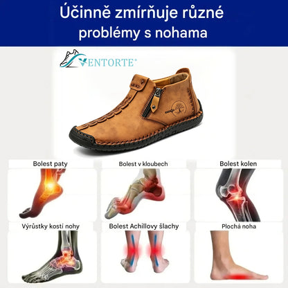 ⏰Novinky se slevou 50 % | Volnočasová obuv ventorte® | Prémiová kůže, pohodlná a protiskluzová, s oporou klenby ✅ Ulevuje od bolesti nohou!