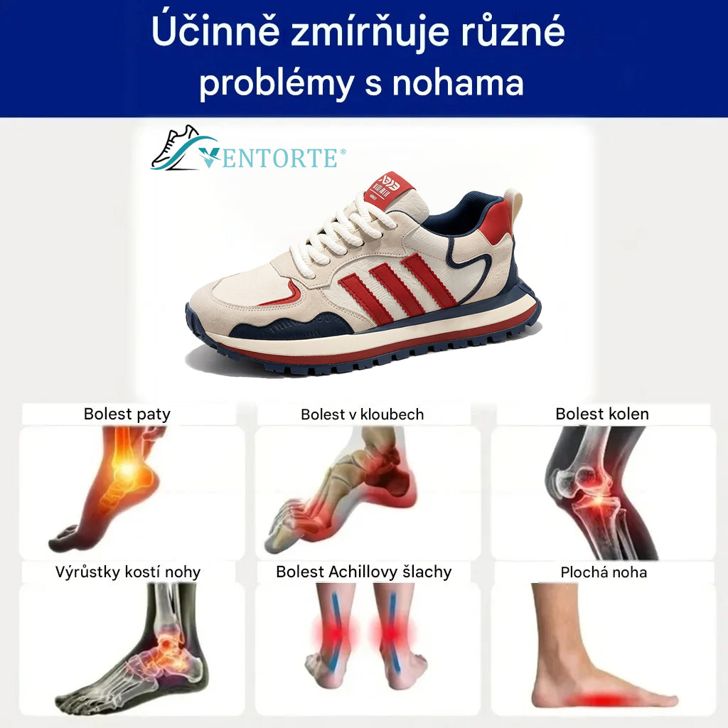 🔥 50% sleva | Ortopedické kožené sandály Ventorte® | Poskytují oporu klenby pro úlevu od bolesti; lehké, tlumí nárazy a mají nepromokavý kožený svršek.