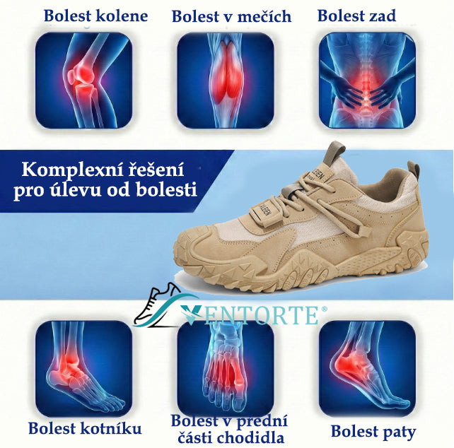 Ventorte® | Dnes sleva 50 % – Nenechte si ujít! Ergonomicky tvarovaná ortopedická obuv – měkká a pohodlná ✅ (podpora klenby, podpora při chůzi)