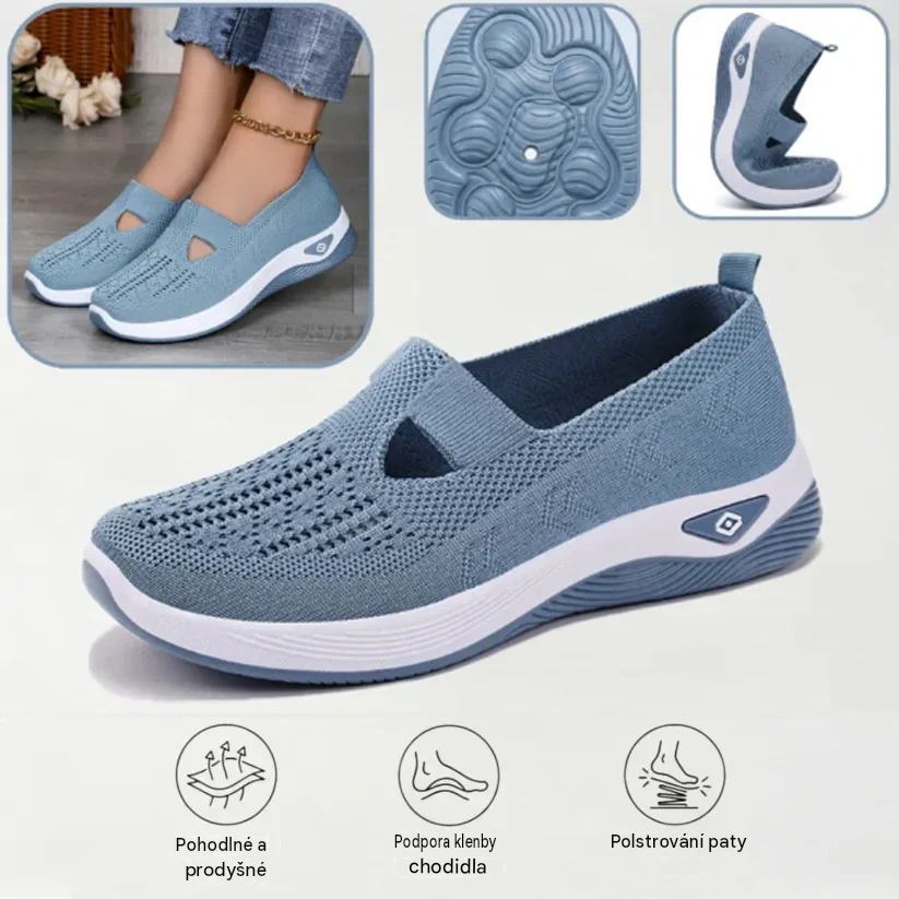 ⏰ Poslední den! 50% sleva 👟 Ergonomická letní ortopedická obuv | Prodyšná a lehká ✅ Ulevuje od bolesti nohou | Snadné nazouvání a zouvání