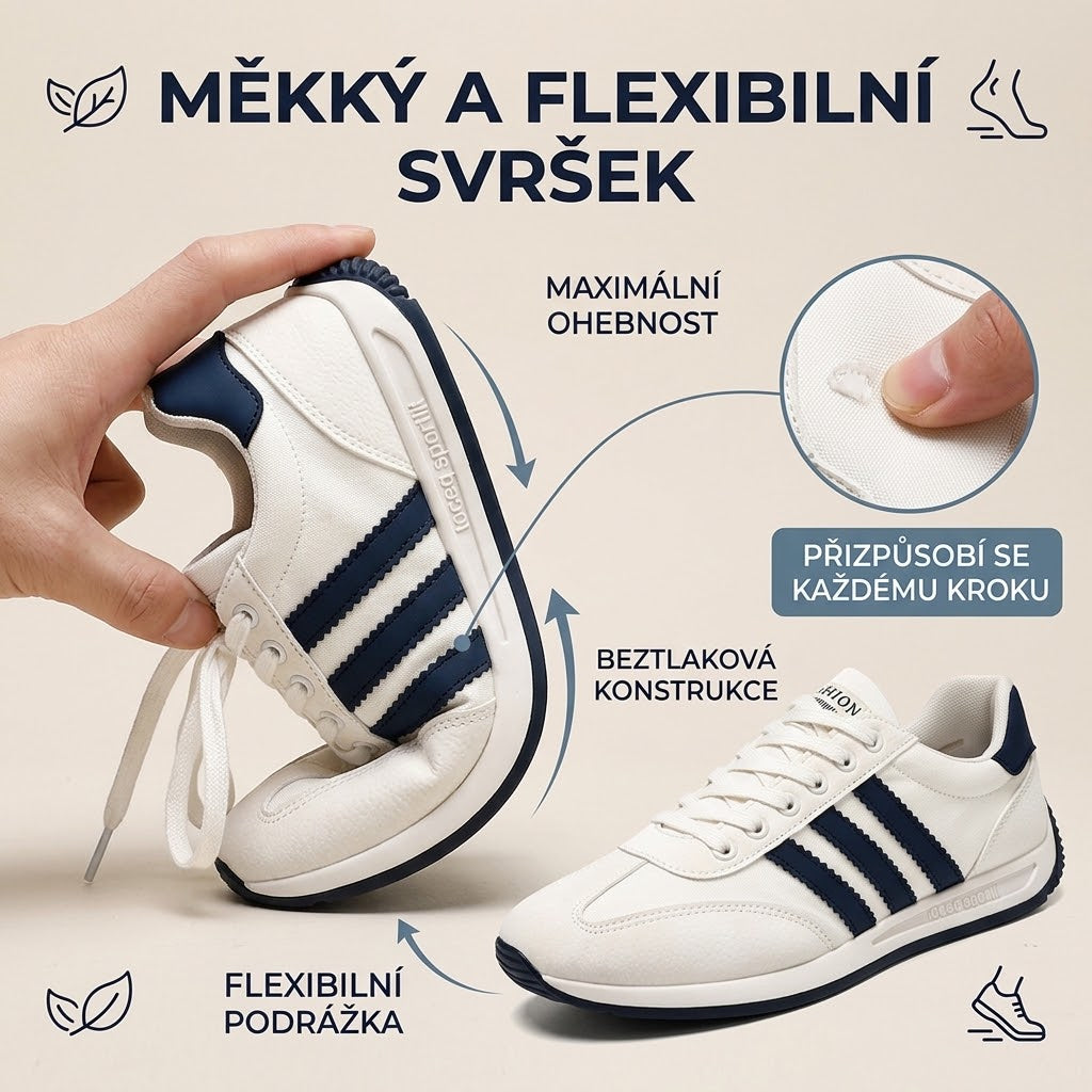 🎉Poslední den! Sleva 50 %! ✅ Ortopedická zdravotní obuv navržená speciálně pro lidi s problémy s nohou, která poskytuje oporu klenby a zmírňuje bolesti zad, kloubů a chodidel.