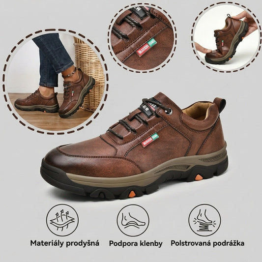 ⏰ Oggi sconto del 70% — Da non perdere!🐂 Nuove scarpe ortopediche da uomo in pelle bovina, impermeabili e antiscivolo,🦶 efficaci nell'alleviare il dolore ai piedi.