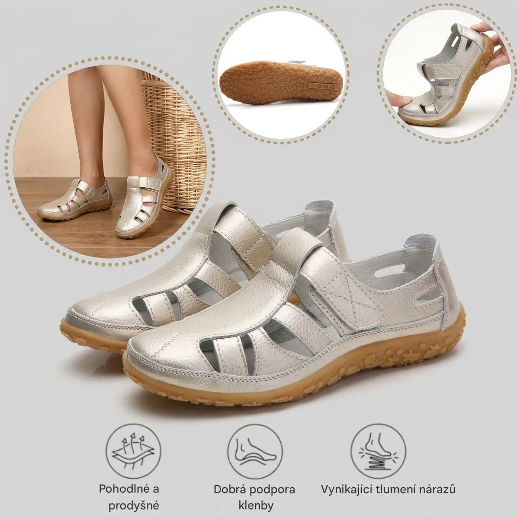 🔥 Časově omezená sleva 50 %! Letní ortopedické sandály – ergonomické, pohodlné a prodyšné pro úlevu od bolesti. ✅