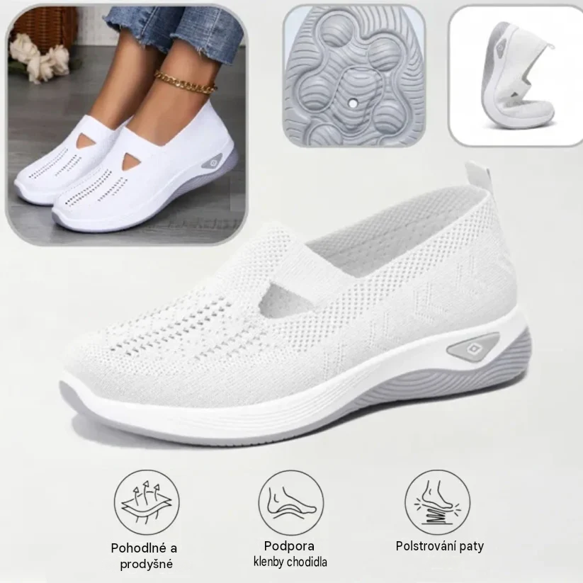 ⏰ Poslední den! 50% sleva 👟 Ergonomická letní ortopedická obuv | Prodyšná a lehká ✅ Ulevuje od bolesti nohou | Snadné nazouvání a zouvání