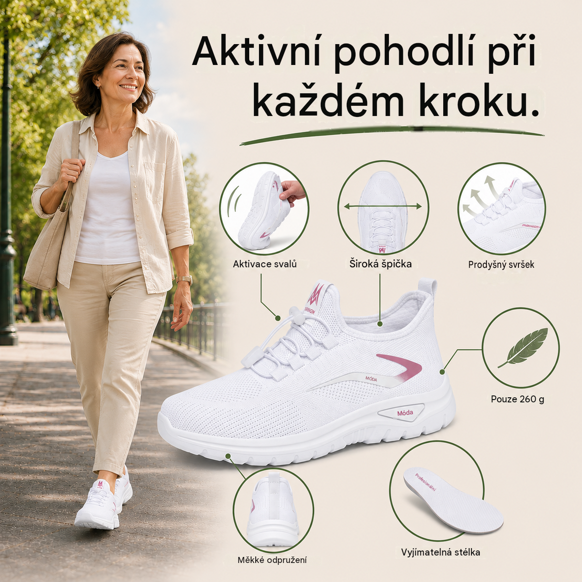 Poslední den! Sleva 50 %! ✅ Ortopedická zdravotní obuv navržená speciálně pro lidi s problémy s nohama k úlevě od bolesti zad, kloubů a chodidel.