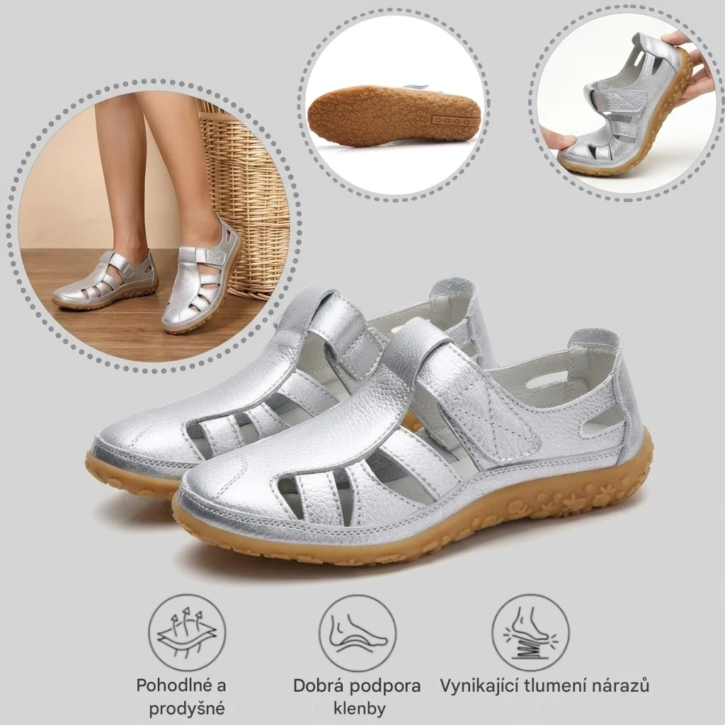 🔥 Časově omezená sleva 50 %! Letní ortopedické sandály – ergonomické, pohodlné a prodyšné pro úlevu od bolesti. ✅