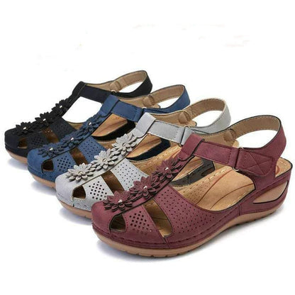 Sandály s ochranou prstů – s podporou klenby, které zmírňují bolest; lehké a tlumící nárazy.