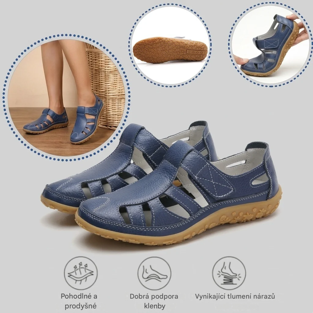 🔥 Časově omezená sleva 50 %! Letní ortopedické sandály – ergonomické, pohodlné a prodyšné pro úlevu od bolesti. ✅