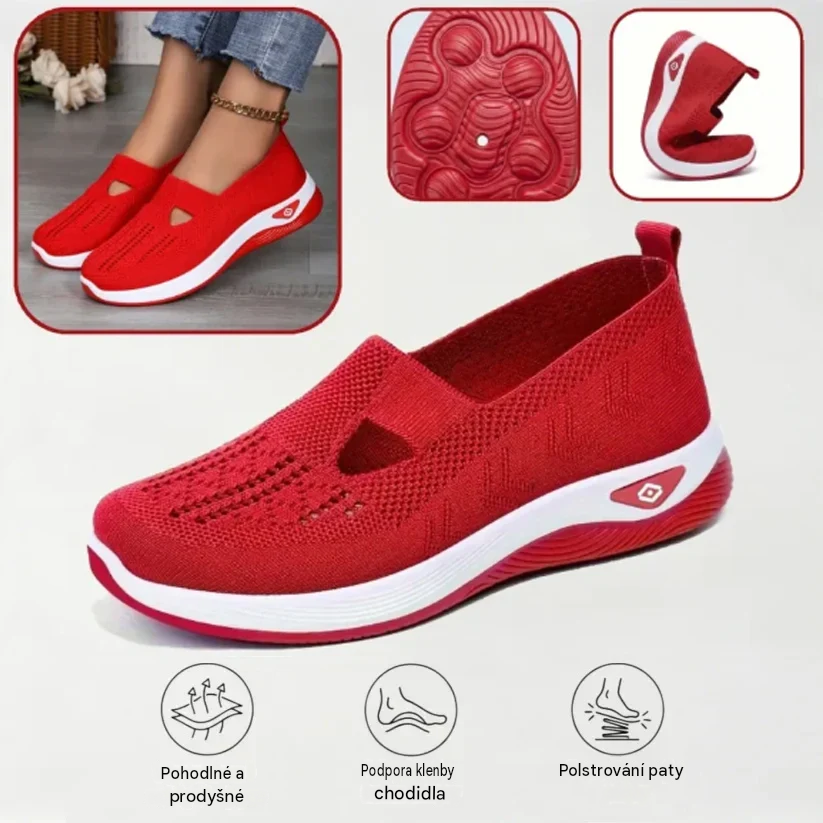 ⏰ Poslední den! 50% sleva 👟 Ergonomická letní ortopedická obuv | Prodyšná a lehká ✅ Ulevuje od bolesti nohou | Snadné nazouvání a zouvání