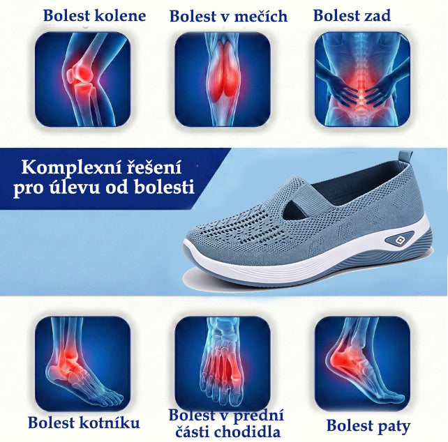 ⏰ Poslední den! 50% sleva 👟 Ergonomická letní ortopedická obuv | Prodyšná a lehká ✅ Ulevuje od bolesti nohou | Snadné nazouvání a zouvání