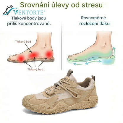Ventorte® | Dnes sleva 50 % – Nenechte si ujít! Ergonomicky tvarovaná ortopedická obuv – měkká a pohodlná ✅ (podpora klenby, podpora při chůzi)