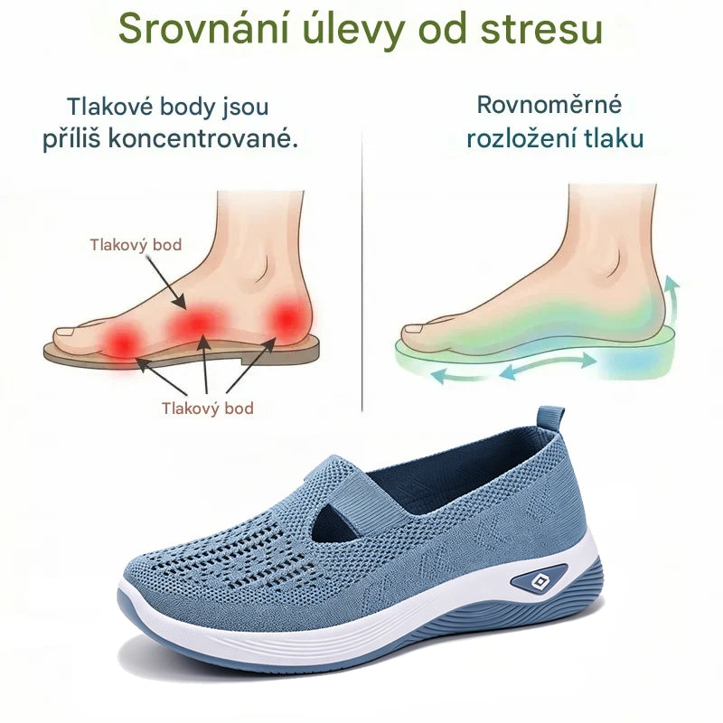 ⏰ Poslední den! 50% sleva 👟 Ergonomická letní ortopedická obuv | Prodyšná a lehká ✅ Ulevuje od bolesti nohou | Snadné nazouvání a zouvání