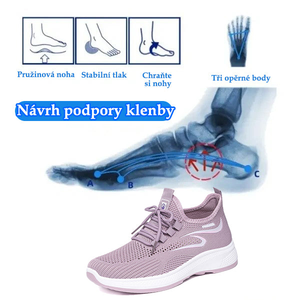 【⏰Poslední den, sleva 50 %! Nenechte si to ujít!】Ergonomicky tvarovaná ortopedická obuv s odpružením. ✅️Zdravá ortopedická obuv speciálně pro evropské ženy.