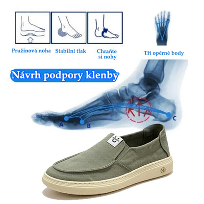 【⏰Poslední den, 50% sleva! Nenechte si to ujít! 】Ergonomicky tvarované ortopedické boty s odpružením. ✅️Zdravá ortopedická obuv speciálně navržená pro evropské muže.