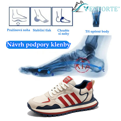 🔥 50% sleva | Ortopedické kožené sandály Ventorte® | Poskytují oporu klenby pro úlevu od bolesti; lehké, tlumí nárazy a mají nepromokavý kožený svršek.